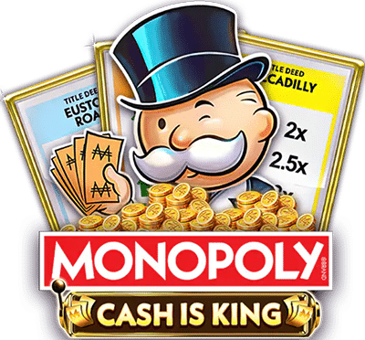 Official Monopoly Cash is King slot logo